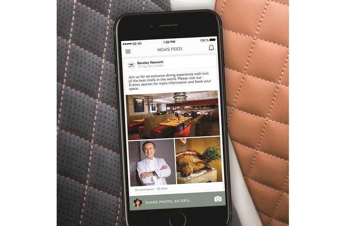 The app is exclusively for owners. Bentley unveils exclusive app for Middle East owners