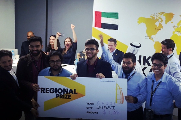 Jurors ranked winners based on innovative potential, quality and completeness of the prototype, usability, functional scope and presentation. Dubai picks winner of Accenture 'Connected Digital Hackathon'