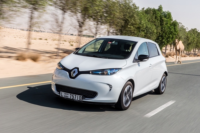 The Renault Zoe range of electric cars offers a 300 km run on a single charge. AW Rostamani adds electric vehicles to fleet