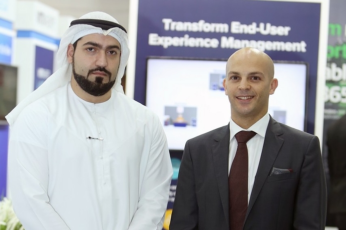 (l-r): Ahmad Al Emadi, CISO, Dubai Municipality and Ahmed Yehia Seleem, Regional Manager, Nexthink. Dubai Municipality partners with Nexthink for AI