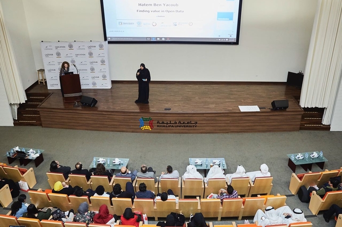 The UAE Hackathon began with the first session in Abu Dhabi. UAE Hackathon opens in Abu Dhabi