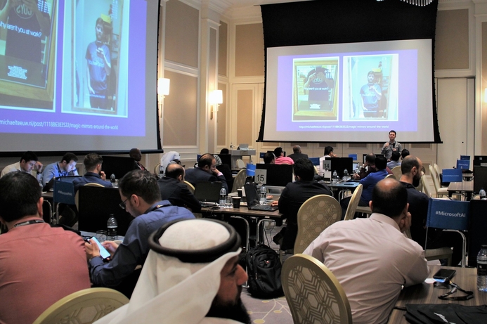 Microsoft's AI Hackfest began yesterday and runs until Wednesday in Dubai. Microsoft hosting AI Hackfest