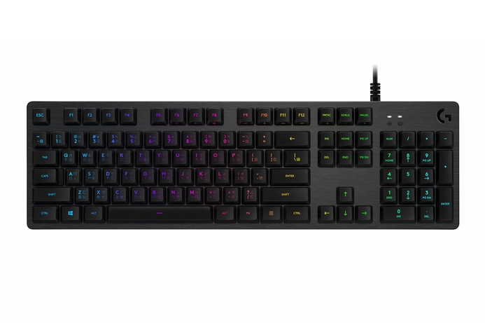 Logitech G's new G512 gaming keyboard includes audible click feedback mode. Logitech G launches new gaming keyboard, switch option