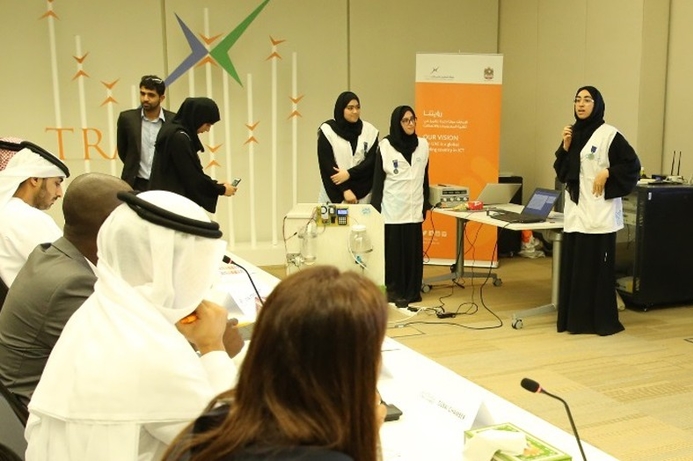 Teams of students from fifteen UAE universities presented ideas for the Seeds for the Future competition. UAE TRA and Huawei host Seeds for the Future presentations