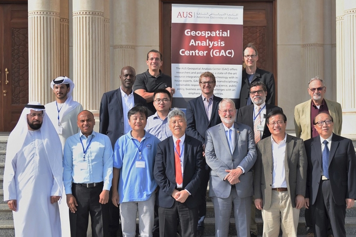 The workshop was hosted by the AUS Geospatial Analysis Center. AUS hosts geospatial data workshop