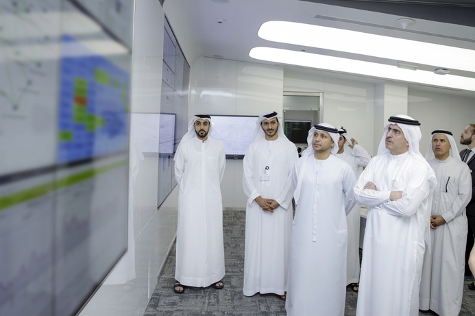 HE Saeed Mohammed Al Tayer at the opening of DEWA's new Digital Command Centre. DEWA launches new AI-monitored Digital Command Centre