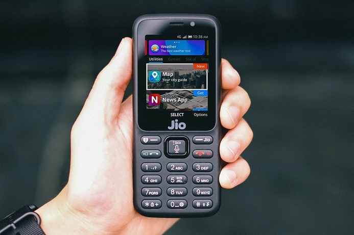 India's Jio Phone uses the KaiOS. Google invest $22m in feature phone OS