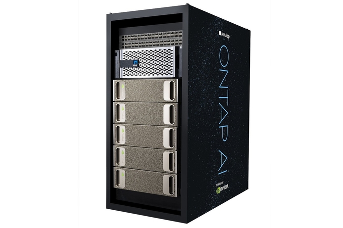 Netapp's ONTAP AI appliance provides accelerated data for machine learning. NetApp and NVIDIA build architecture for AI