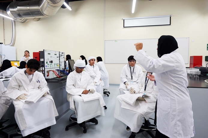 The outreach program introduced students various STEM fields and related industries. Mubadala and ADEK hold STEM outreach program