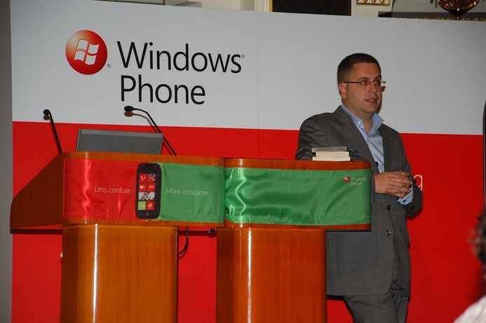 Gustavo Fuchs, director Mobility, Microsoft Middle East and Africa said that the new Wondows 7 Mango update is designed to give users the information they want. Microsoft gets juicy