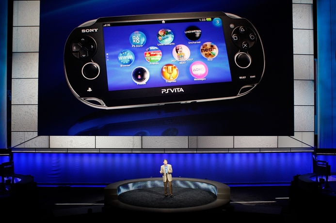 Sony help a PlayStation Vita preview event in Dubai. The device will retail from AED1149 for the Wi-Fi only version. PlayStation Vita previewed in Dubai