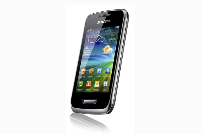 The Wave Y (pictured) uses Samsung's own 'Bada' operating system Samsung will “never” buy webOS