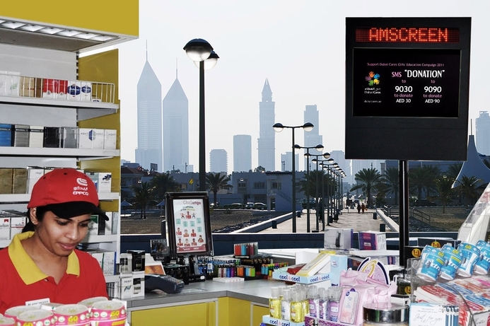 The Amscreen digital signs will be sold to a range of retail outlets. SmartScreen to sell Amscreen digital signage