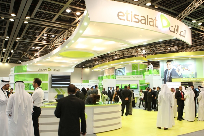 Etisalat is demonstrating its broad portfolio of services at GULFCOMMS. Etisalat shows scale at GITEX