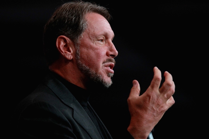 Oracle is focused on its high-end hardware offerings and applications, says Ellison. Oracle results up on software sales and support