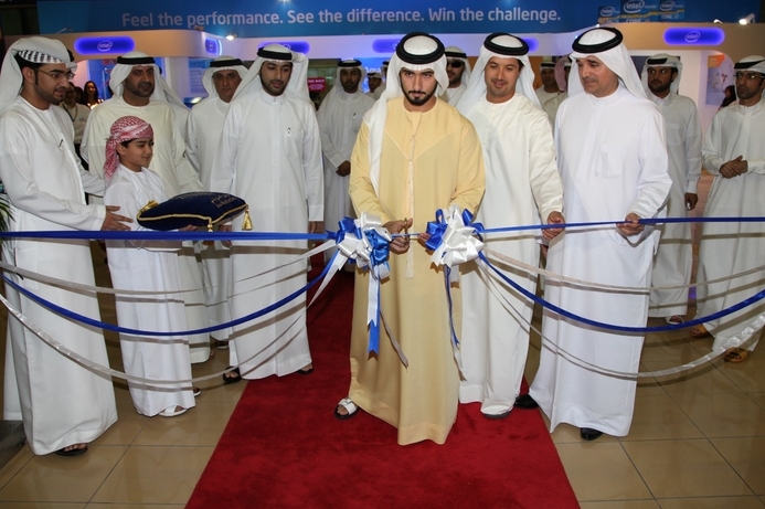 His Highness Sheikh Majid bin Mohammed bin Rashid Al Maktoum opens GITEX Shopper. GITEX Shopper 2011 throws open doors