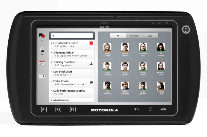 GITEX 2011, Motorola Incorporation Motorola unveils enterprise only tablet