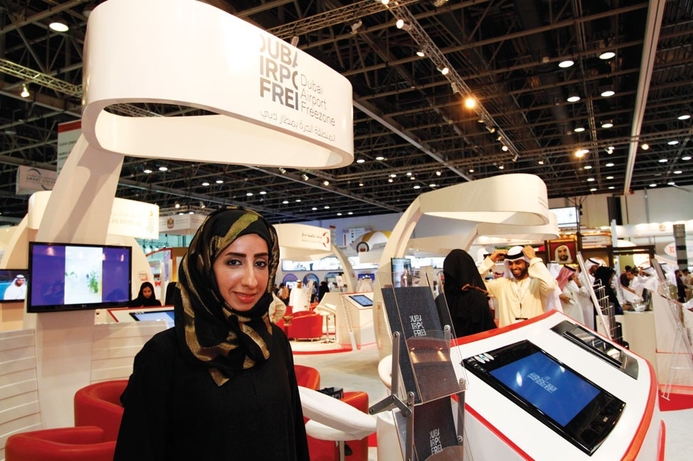 Buthaina Hamad Bin Fahad says DAFZ does everything online. DAFZ promotes e-services