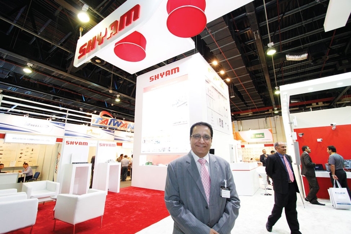 Shyam is busy promoting its security and surveilance tech at GULFCOMMS. Shyam plans its regional expansion