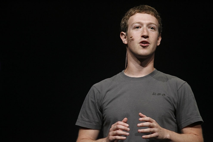 Mark Zuckerberg, founder of Facebook. Facebook hits 2 billion monthly active users