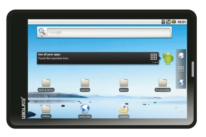 The Aakash tablet is also available as a commercial version, the Ubislate7 (pictured). India's $35 tablet to get upgrade