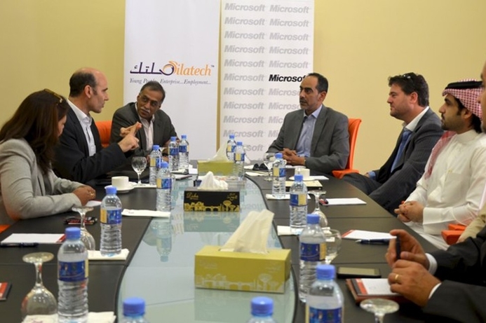 Microsoft and Silatech executives held a discussion in Qatar. Microsoft and Silatech partner on employment portals
