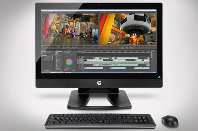 The HP Z1 is an all-in-one workstation that has a 27-inch screen. HP launches Z1 all-in-one workstation