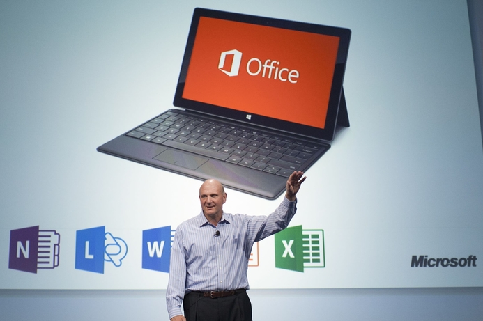 The new version of Office is intended to be highly flexible across platforms, says Ballmer. Microsoft previews new version of Office
