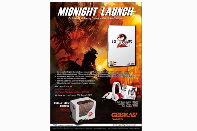 Guild Wars 2 will retail for $49, and the Collector's Edition will also be available at $163. Guild Wars 2 to launch on August 27