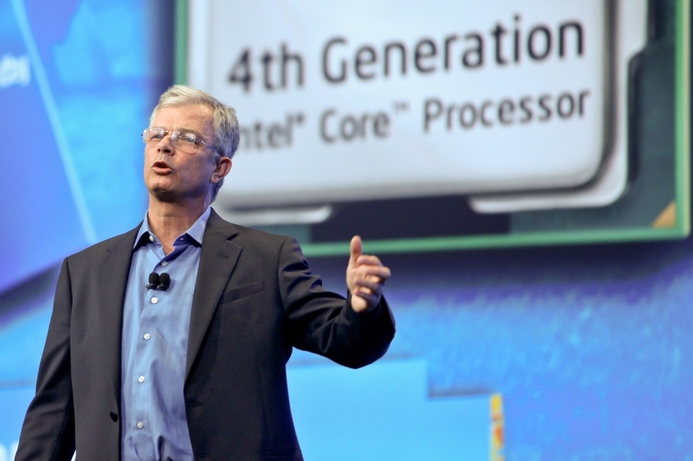 The fourth generation Intel Core processors include new features and improved power performance, says Perlmutter. Intel unveils fourth generation Core processor