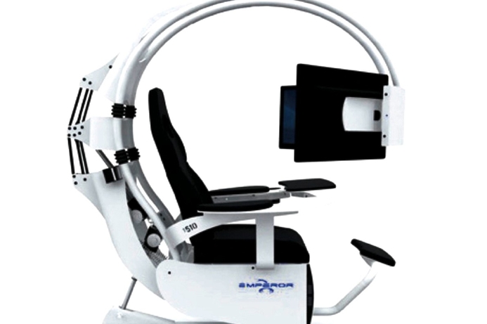 Canadian-made steel-frame structure is designed for stability. Emperor gaming workstation comes to UAE