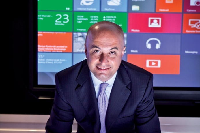 Samer Abu-Ltaif: Microsoft will be demonstrating the Windows 8 interface Microsoft demonstrates innovations