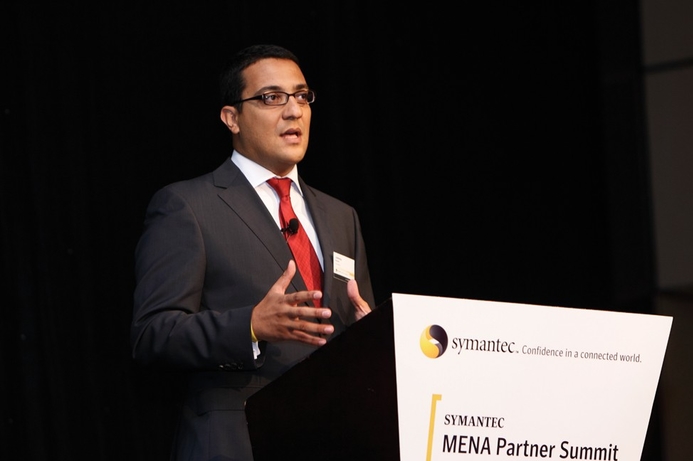 Karam: Symantec helps organisations secure and protect data. Symantec protects the cloud