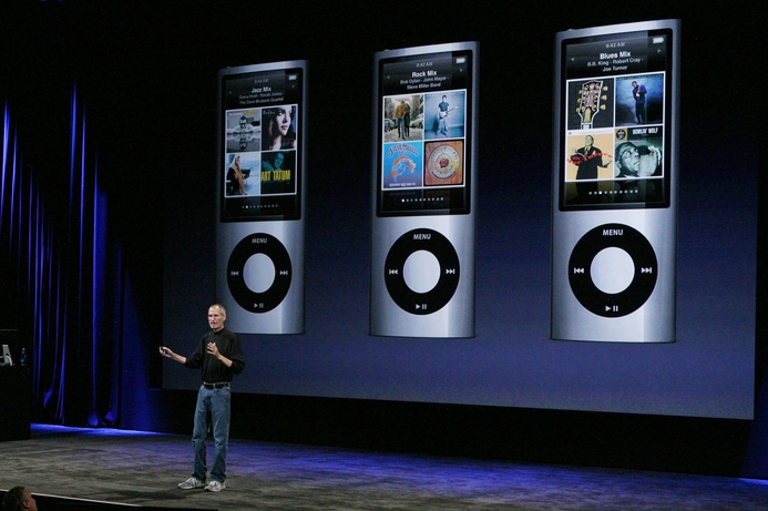 Apple's Steve Jobs unveiled the updates to iPod and iTunes. Apple updates iPod line up, launches new iTunes