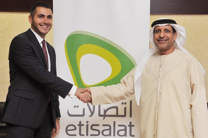 Abdulaziz Al Sawaleh, right, chief human resources officer, Etisalat Group and Ali Matar, head, MENA, LinkedIn Talent Solutions. Etisalat to leverage LinkedIn recruitment tools