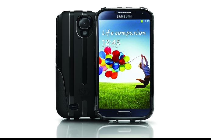 The iSkin exo in Onyx Black. ISkin unveils Samsung Galaxy S4 protective cases