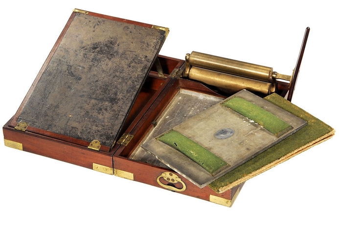 Another first is the portable copying press (estimated at US$4,000 to $7,000) by steam-engine inventor James Watt. Patented in 1780, this portable utensil was arguably the forerunner to several pieces of tech, including the laptop computer and the desktop scanner and was said to be used by American president Thomas Jefferson. Pioneering tech up for auction