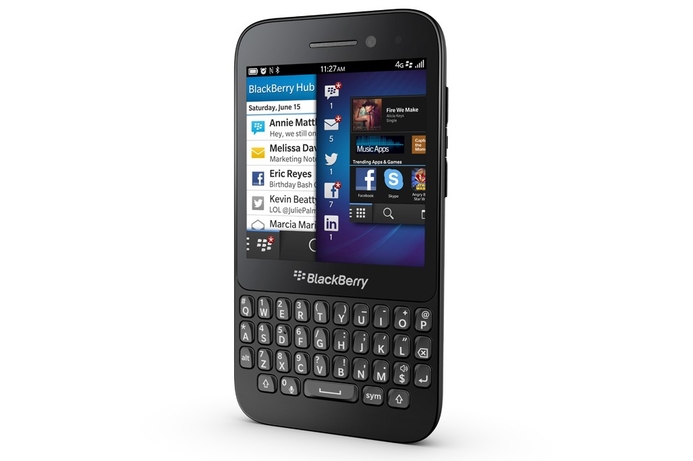 The main camera's sensor is 5MP as opposed to the 8MP units incorporated into the Q10 and Z10. BlackBerry Q5 targets budget segment for BB10 OS