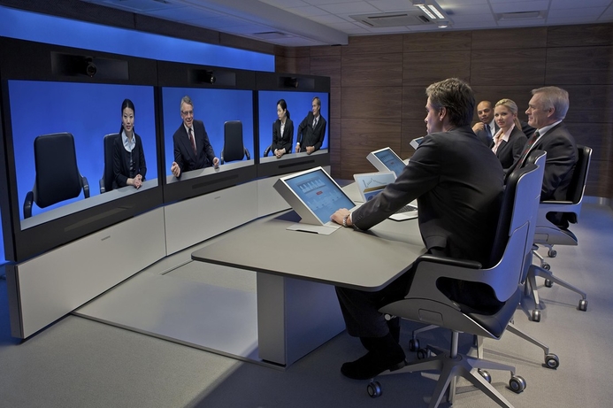Tandberg says it has saved $45 million dollars by replacing business travel with video conferencing over the past year Tandberg opens Executive Briefing Centre