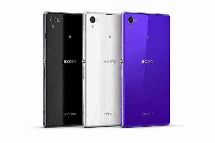 It comes in a variety of colours. Sony unveils Xperia Z1
