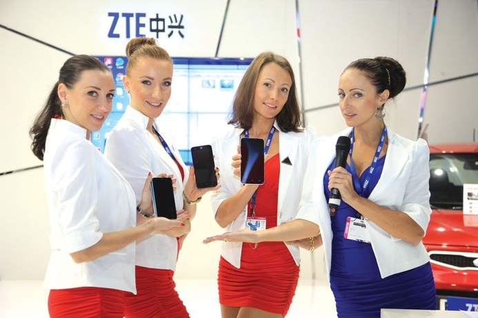 ZTE is demonstrating a range of its latest smartphones at GITEX. ZTE debuts robust 4G handset