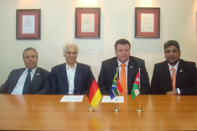 CCS and LetMeRepair executives, including MEA chief Uwe Dominick (third left), at the signing of the duo’s new joint venture. PC repair outfit to open business in Saudi Arabia