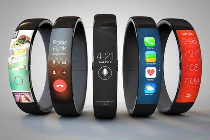 (Concept only) The Apple iWatch could be released later this year. Apple iWatch, iOS 8 on the way