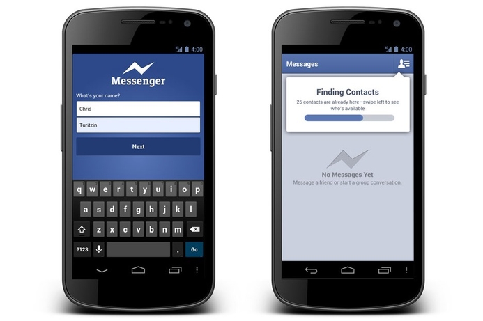As of this weekend, Facebook users must now download the Messenger app to private message friends Users react angrily to 'forced' Facebook Messenger split