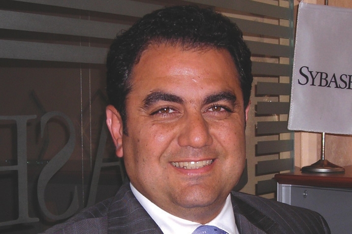 Tony Achkar of Sybase Products ME. Sybase shows specialised solutions for finance