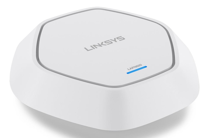 The Wireless-N600 is dual-band (2.4 GHz and 5 GHz), offering combined speeds of up to 600 Mbps Linksys unveils business wireless access points