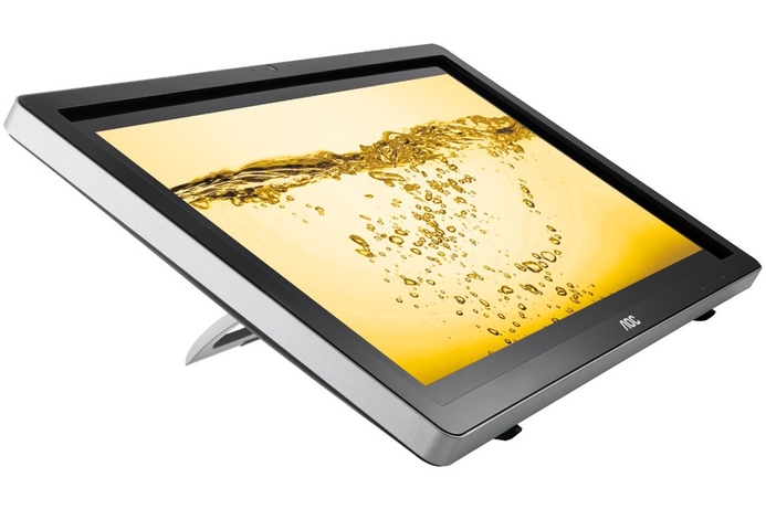 The device runs Android under a quad core PCU configuration. AOC expands all in one range