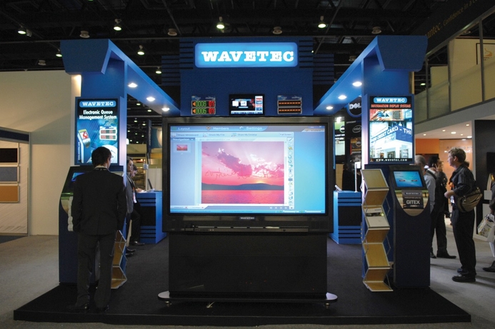 Wavetec’s interactive touch screens. Wavetec’s interactive touch solutions