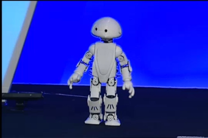 Jimmy is described by Intel's futurist, Brain David Johnson as being like a smartphone with legs. Intel introduces walking, talking, tweeting robot