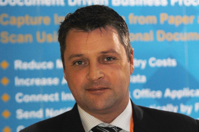Carsten Gelzinius, Country Manager, MESA for Kofax. Kofax makes tenth showing at GITEX